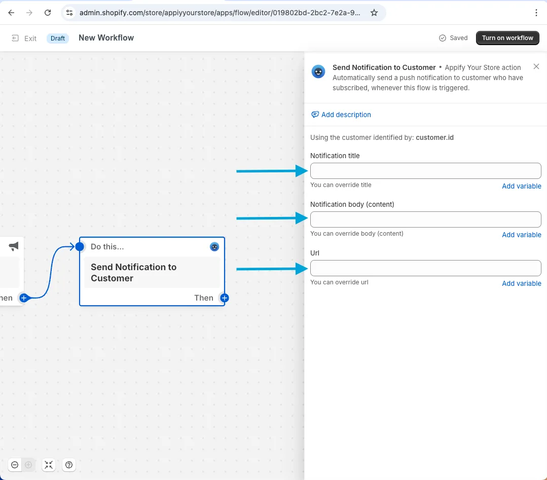 Notification details